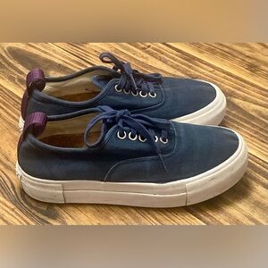 EYTYS Mother Navy Canvas Sneakers Womens Sz 7.5 Tennis Shoes Platform